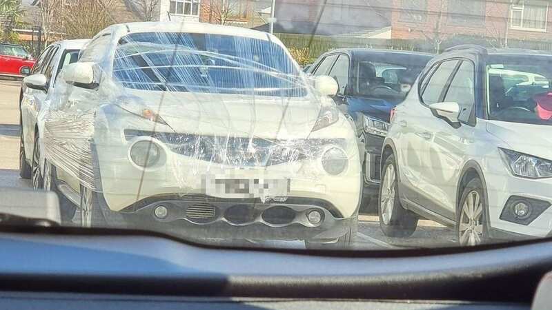 Paul Hart was with his son at the supermarket when he spotted the vehicle completely wrapped in film (Image: Liverpool Echo)