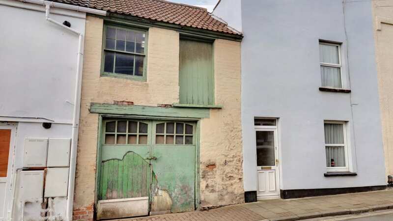 The downtrodden terraced house in Shirehampton, Bristol, is being advertised on Rightmove as an 