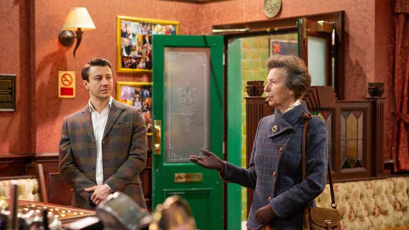 Princess Anne visited the Rovers Return this week (Image: ITV)