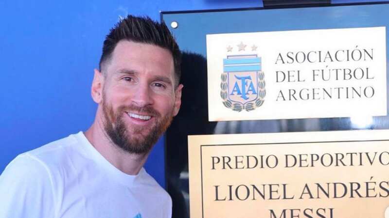 Lionel Messi was given a hero