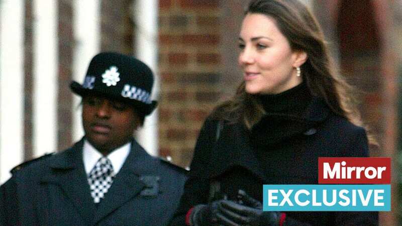 Former Met officer Ricky Haruna on duty protecting Kate Middleton (Image: ©Alpha Press)