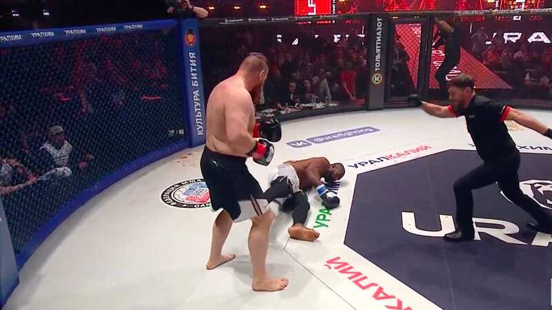 Russian neo-Nazi heavyweight leaves opponent facedown in farcical fight
