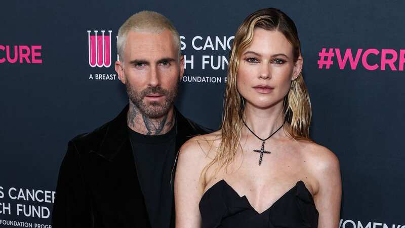 Adam Levine paid tribute to his wife Behati Prinsloo and their children during Maroon 5