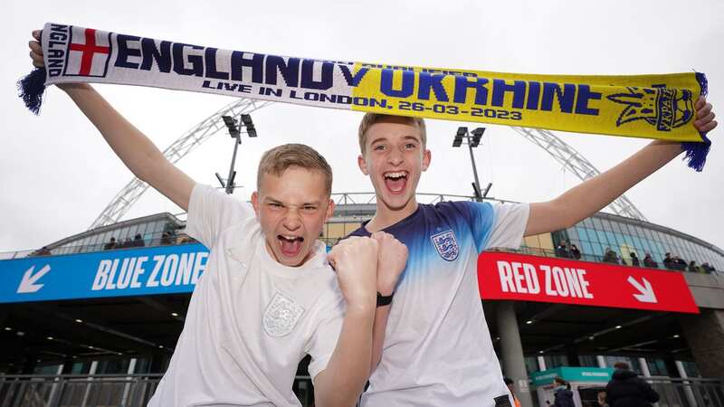 England fans flock to Wembley for Three Lions