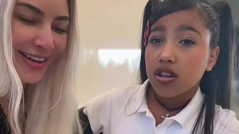 Kim Kardashian goes makeup free in amusing TikTok with daughter North