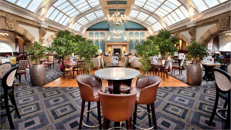 There is a beautiful glass dome ceiling (Image: Wetherspoons)