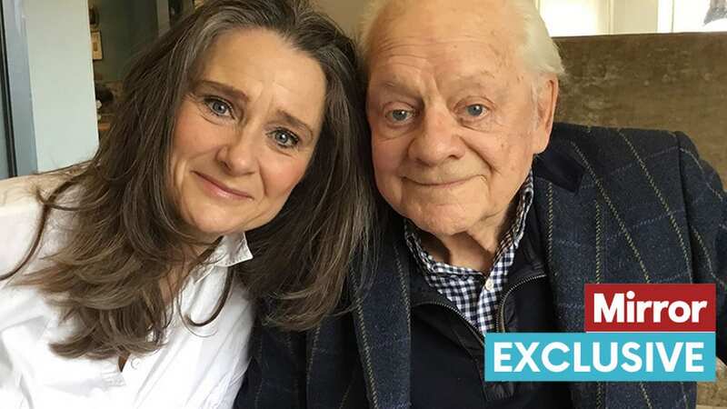 Sir David Jason and his newly found daughter Abi Harris (Image: Mirror Pictures)