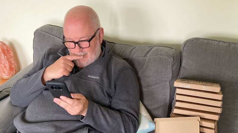 Tom Arnold accidentally ordered 60 pairs of reading glasses (Image: Chris Arnold)