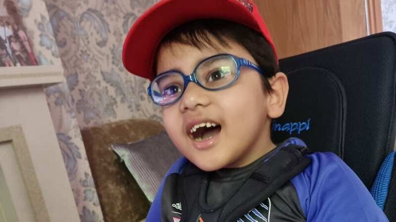 Ayaan had been admitted to the hospital on March 5 with trouble breathing (Image: Haroon Rashid / SWNS)