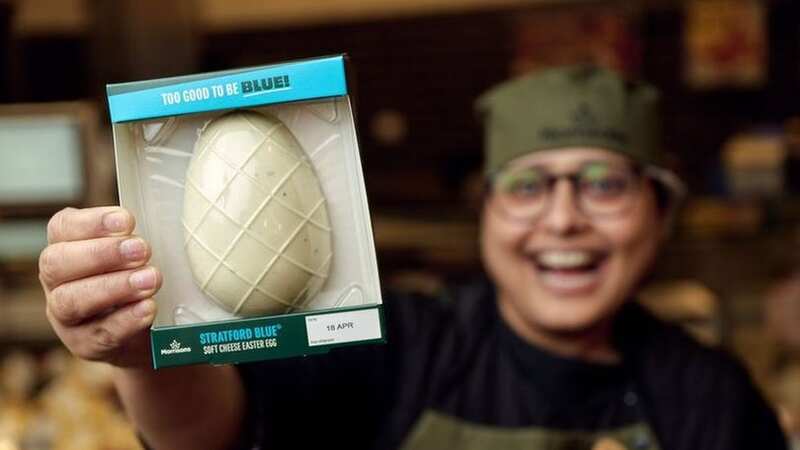 Morrisons has revealed two new Easter eggs made entirely of cheese (Image: Morrisons)