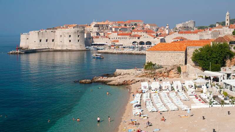 Banje beach right by Dubrovnik (Image: Universal Images Group via Getty)