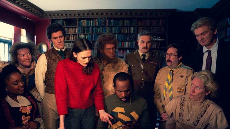 The cast of Ghosts (Image: BBC/Monumental Television/Steven Peskett)