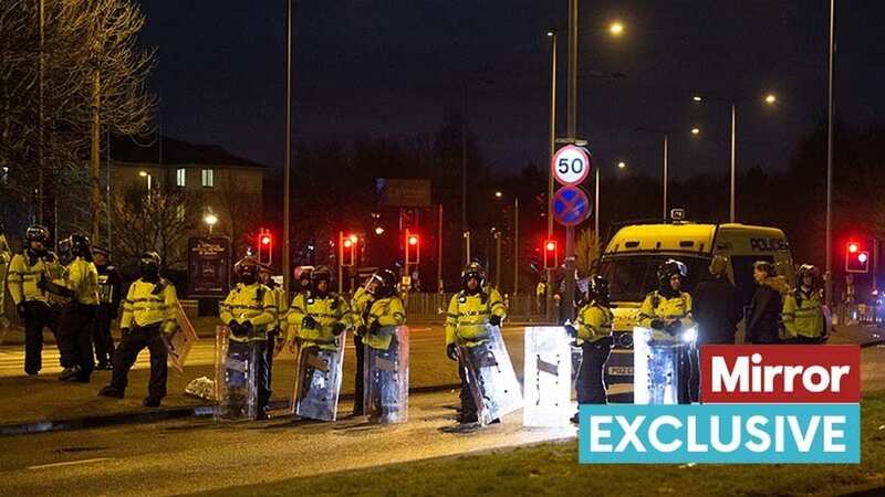 A recent far right protest outside a hotel containing asylum seekers took place in Knowsley, Merseyside (Image: PA)