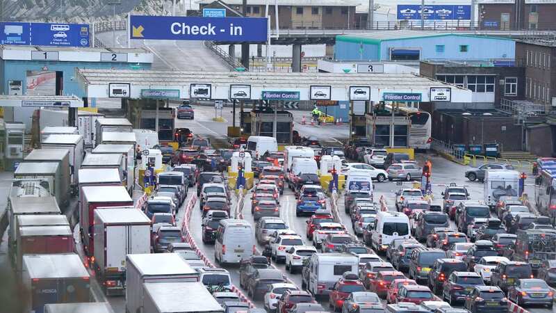 Traffic at the Port of Dover in Kent as the Easter getaway begins (Image: PA)
