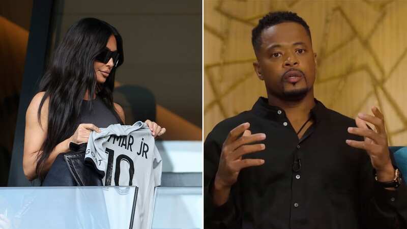 Patrice Evra used Kim Kardashian as an example in his rant (Image: CNBC International)