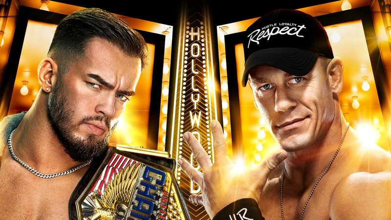 Austin Theory will face off against John Cena at WrestleMania (Image: WWE UK)