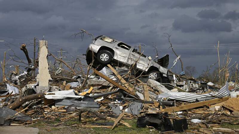 Residents are cleaning up after the devastating tornadoes (Image: Anadolu Agency via Getty Images)