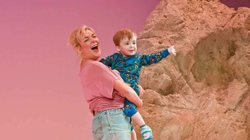 Sheridan Smith brought her young son on stage during a performance last month (Image: Dave Benett/Getty Images)