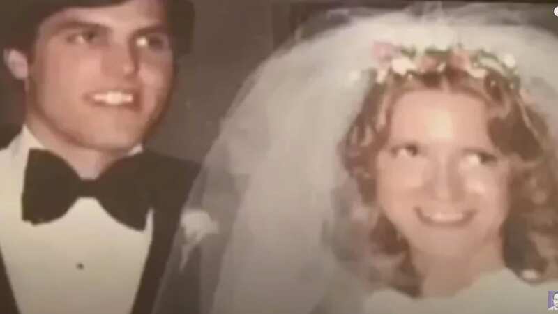 James and Cathy Krauseneck on their wedding day (Image: YOUTUBE)