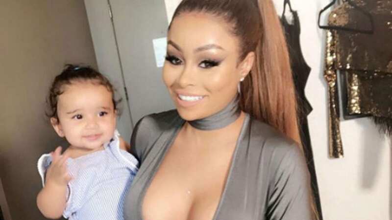 Blac Chyna with her daughter Dream, who had a one word response to her makeunder (Image: Instagram/blacchyna)
