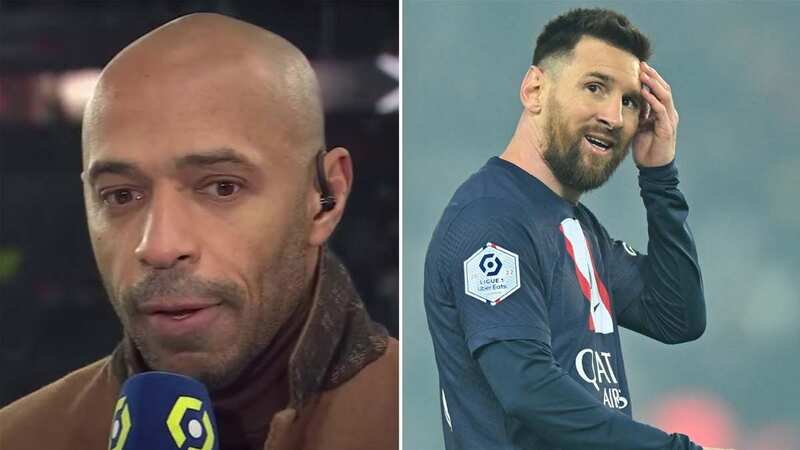 Henry makes transfer plea to Messi after "embarrassing" jeers from PSG fans