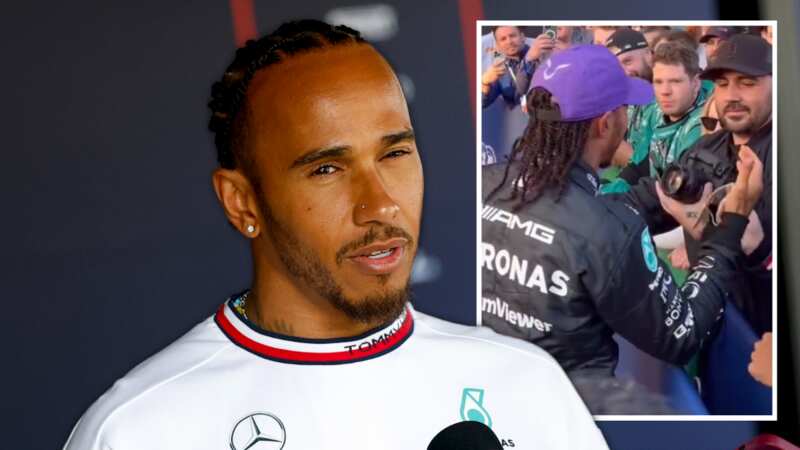 Lewis Hamilton seemed bemused after the Australian GP (Image: Hasan Bratic/picture-alliance/dpa/AP Images)