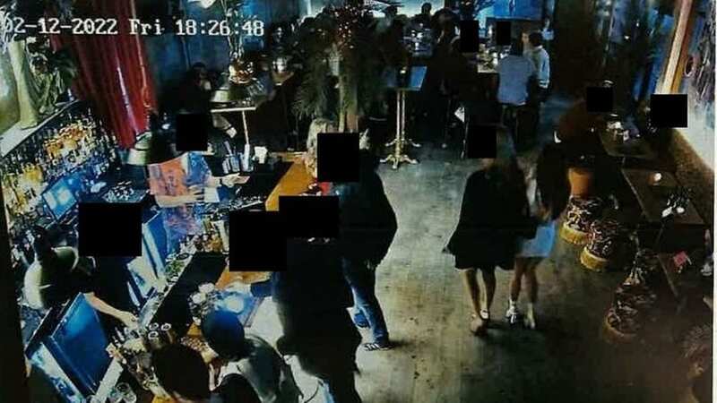 CCTV images of the teenage girls in the bar (Image: Tower Hamlets Council)
