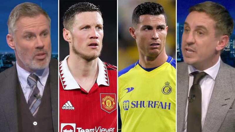 Carragher and speechless Neville disagree over Ronaldo vs Weghorst at Man Utd