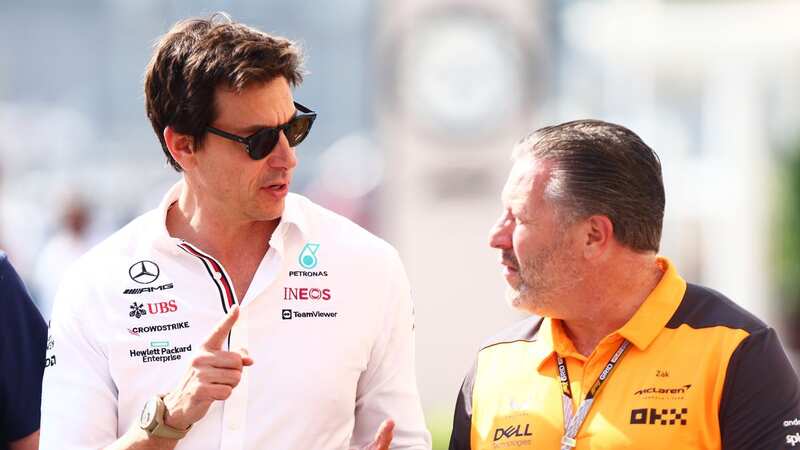 Mercedes chief Toto Wolff has been challenged to a boxing match by McLaren rival Zak Brown (Image: Dan Istitene - Formula 1/Formula 1 via Getty Images)