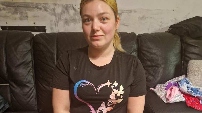 Kayleigh Templeton in her living room (Image: Jam Press)