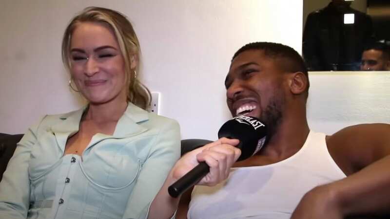 Boxing fans convinced Anthony Joshua was flirting with broadcaster Laura Woods