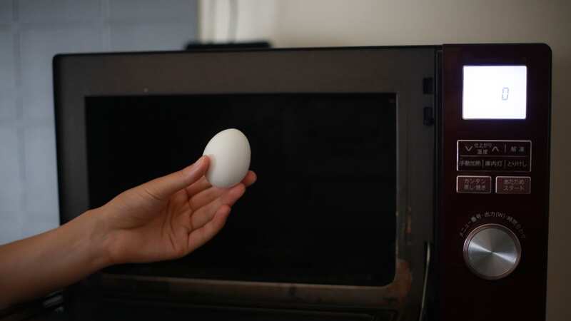 The woman urged people not to microwave hard-boiled eggs (stock photo) (Image: Getty Images/iStockphoto)