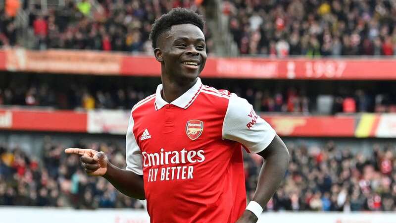 Bukayo Saka is the man of the moment at Arsenal (Image: AFP via Getty Images)