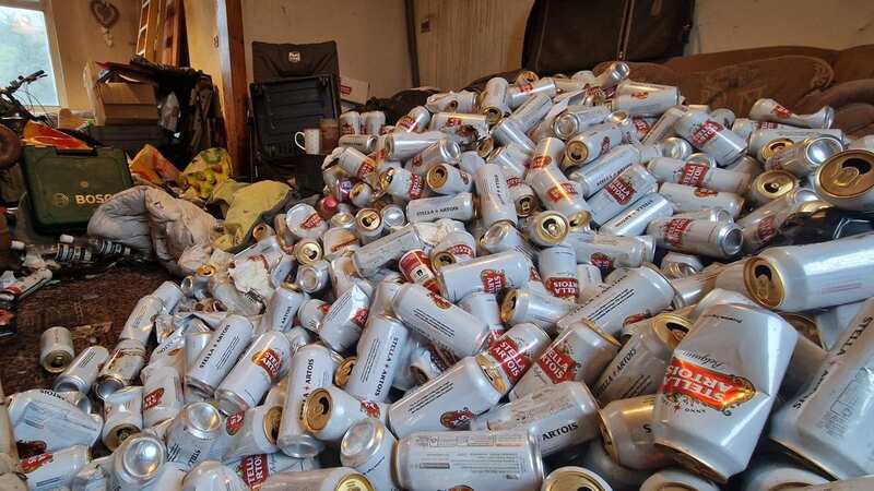 There were masses of empty cans (Image: Clear Junk)