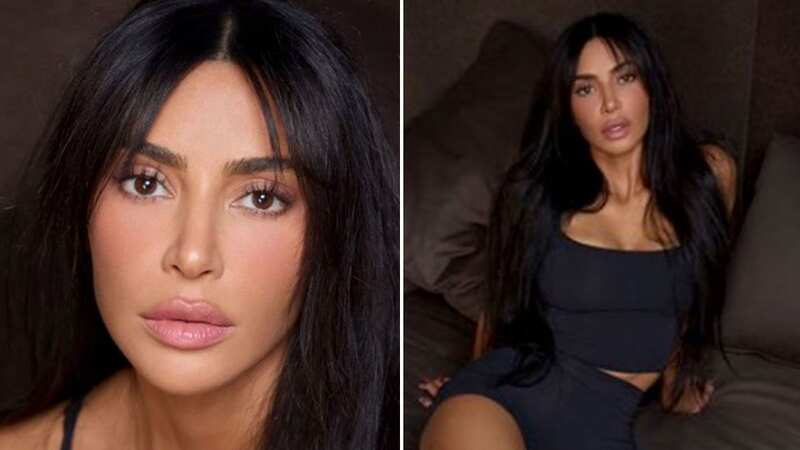 Kim Kardashian accused of editing her snaps (Image: Instagram)