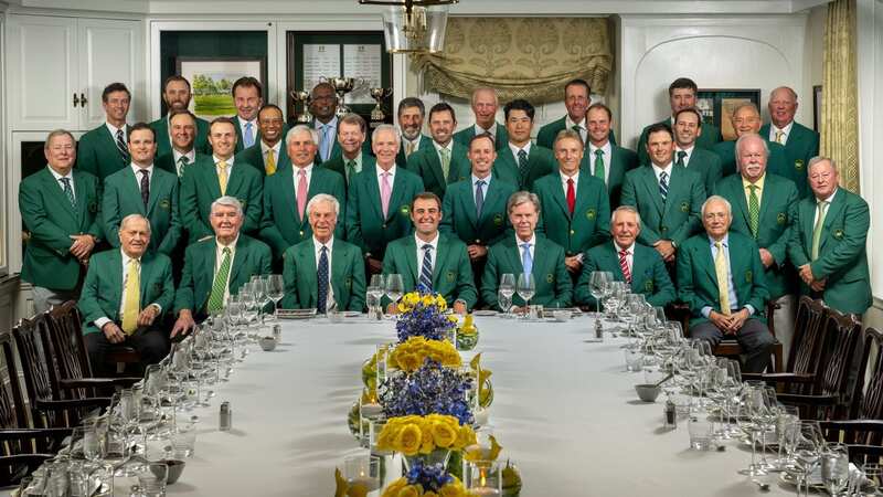 Former Masters winners paid tribute to 2022 champion Scheffler (Image: Twitter/@TheMasters)
