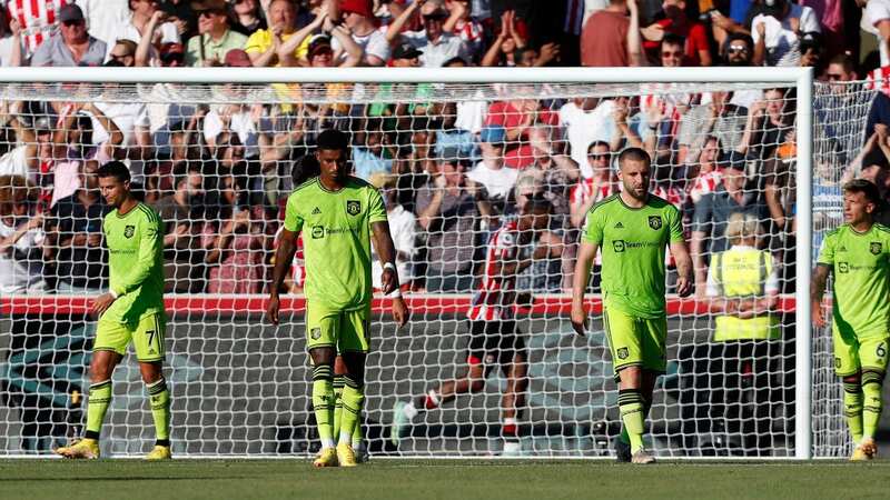 Manchester United were thumped 4-0 by Brentford in August (Image: AFP via Getty Images)