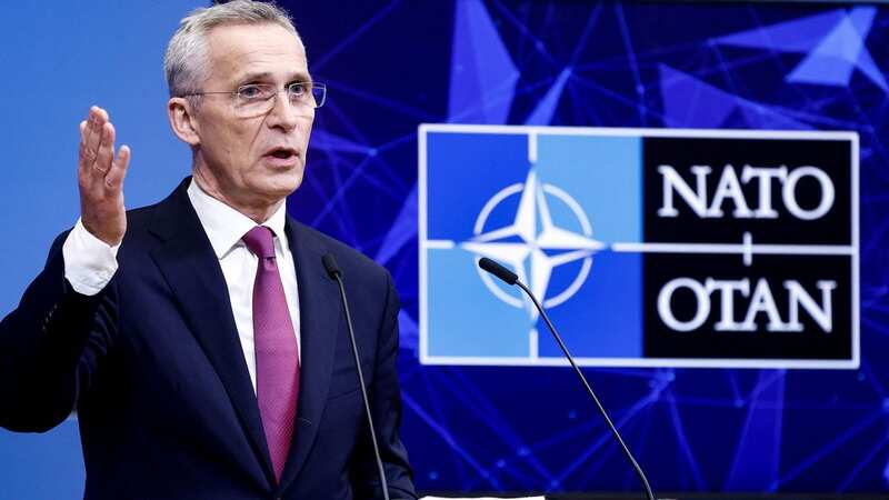NATO Secretary-General Jens Stoltenberg spoke at the end of a two-day meeting of foreign affairs ministers (Image: AFP via Getty Images)