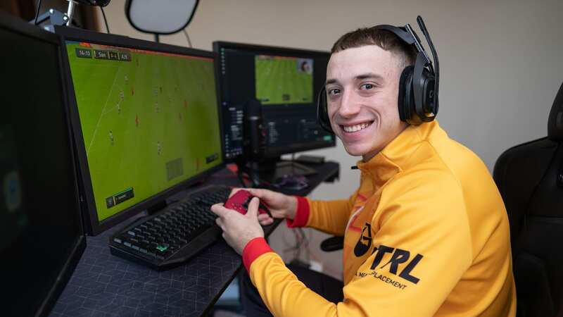 Alex Shaw is living his dream by earning money to play FIFA (Image: Tom Maddick / SWNS)