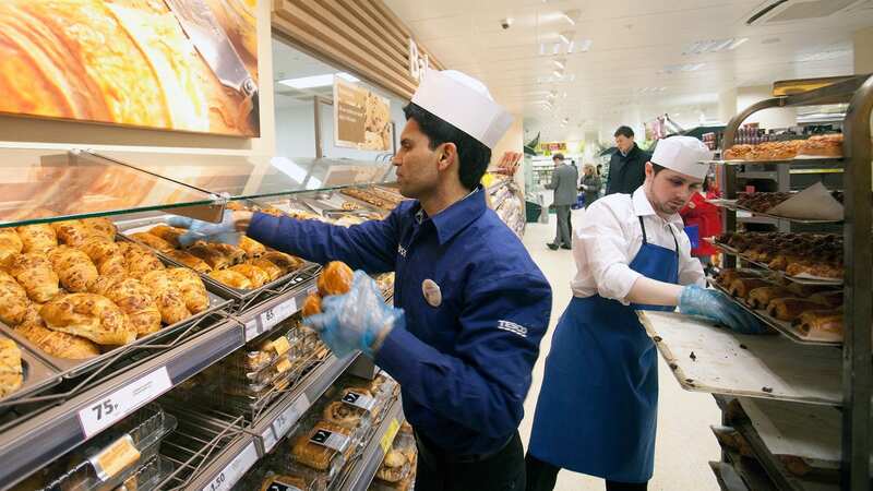 Tesco will be closing all of its large superstores on Easter Sunday (Image: Bloomberg via Getty Images)