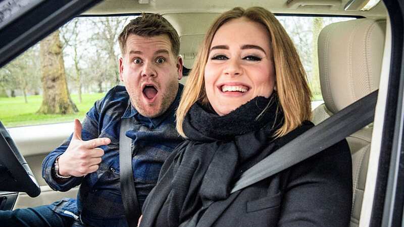 Adele unveiled as James Corden