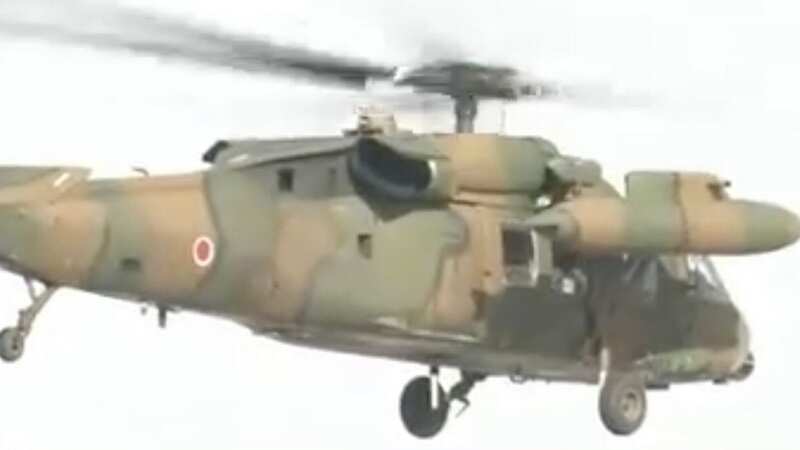 A chopper disappeared from radar near Okinawa (Image: nhk)