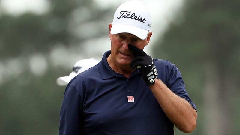 Sandy Lyle breaks club at final Masters as shot strikes tree and then cameraman