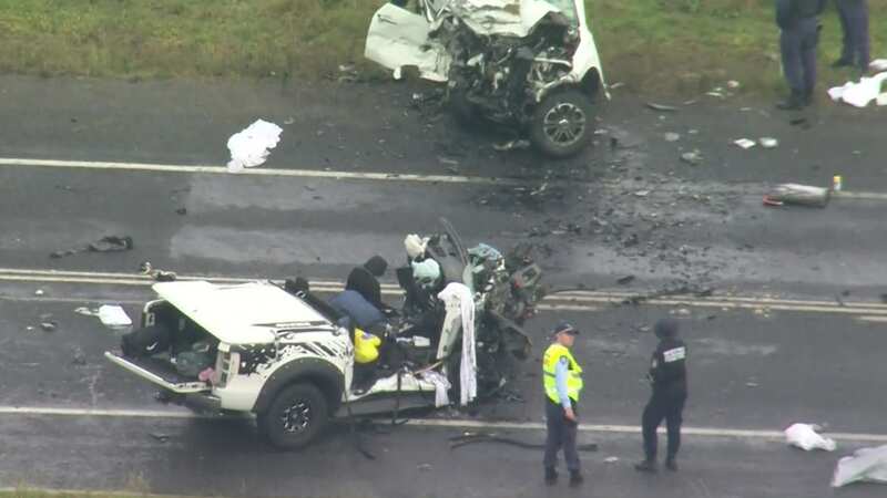 Four people have died following a horror two-car crash in New South Wales (Image: ABC News (Australia)/Youtube)