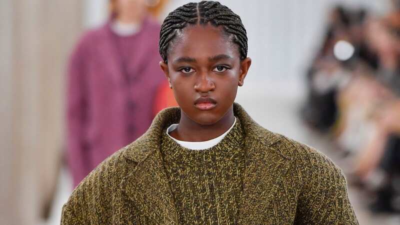 Zaya Wade made her first catwalk appearance in Paris (Image: Gamma-Rapho via Getty Images)