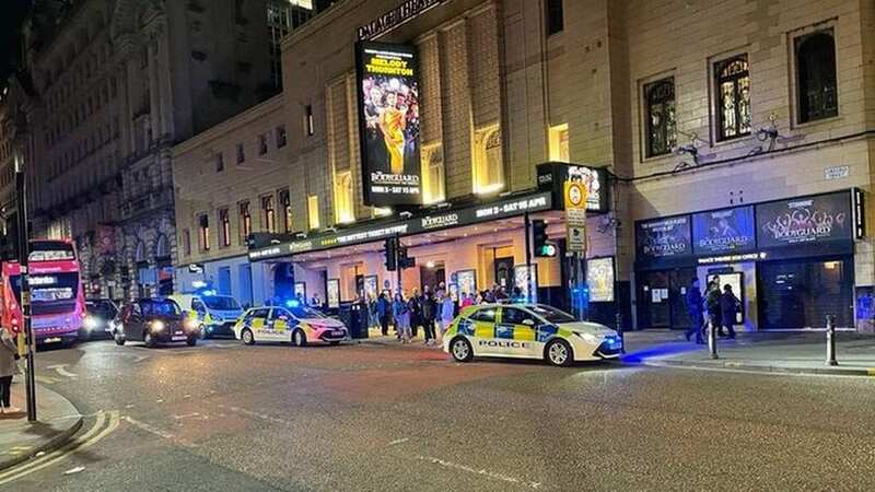 Police were forced to stop a performance of The Bodyguard at Manchester