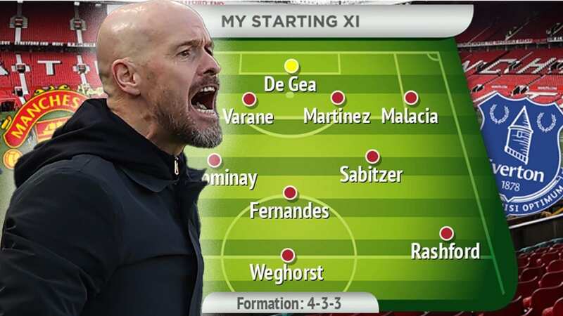 Man Utd predicted line-up vs Everton as Ten Hag faces Eriksen dilemma
