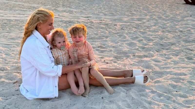 Stacey Solomon takes family on 