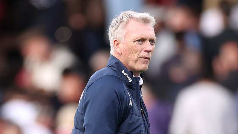 David Moyes, manager of West Ham United, looks on after the team