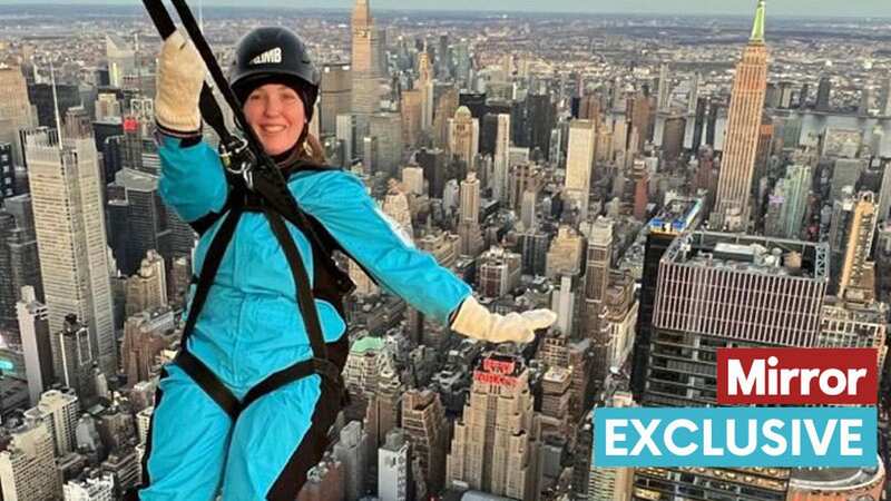 Lisa Halley climbed New York’s Edge skyscraper in February